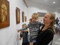 Hőnich Imre intarziakészítő kiállításának megnyitója