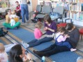 Kerekítő foglalkozás a gyerekkönyvtárban